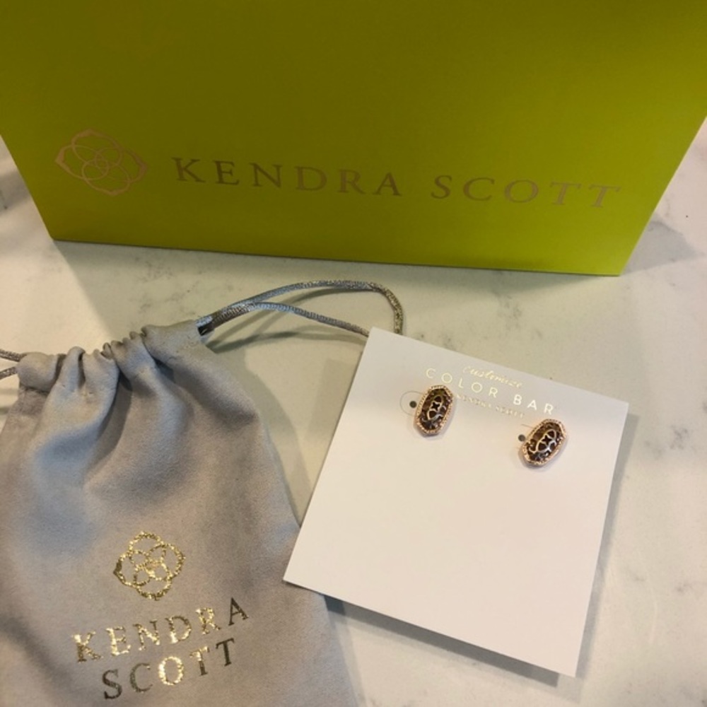 Kendra scott, Ellie, custom, rose gold flgre, nwot - Picture 2 of 3